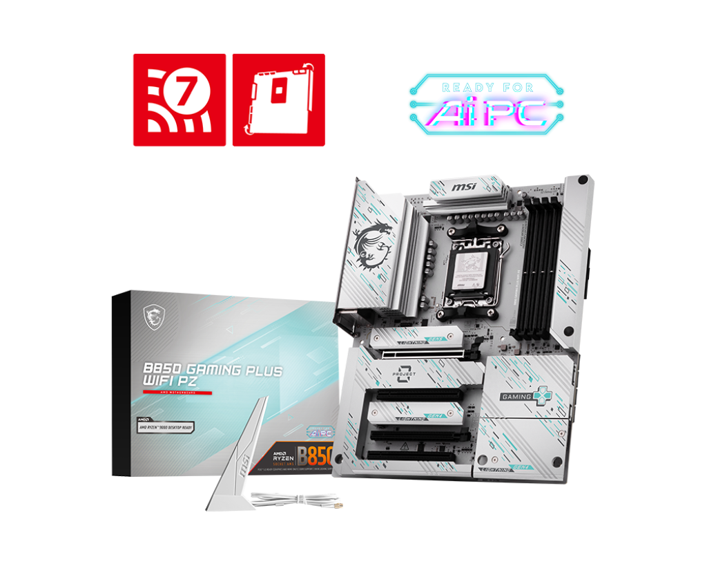 MSI MAG B850 GAMING PLUS WIFI PZ MOTHERBOARD