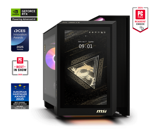 MSI MEG Vision X 2nd Gen Gaming PC (Model MEG Vision X AI 2-080AU)