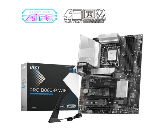 MSI B860-P WIFI MOTHERBOARD.
