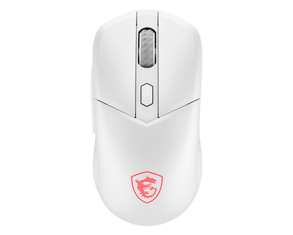 MSI VERSA 300 ELITE WIRELESS WHITE GAMING MOUSE