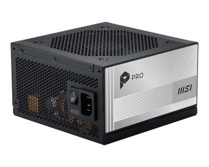 850W MSI PRO A850PL PCIE5 POWER SUPPLY