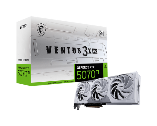 16GB MSI RTX 5070Ti VENTUS 3X PZ OC GPU