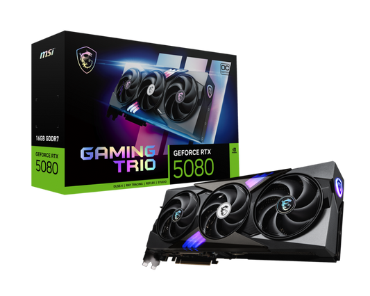 16GB MSI RTX 5080 GAMING TRIO OC GPU