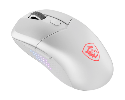 MSI VERSA 300 ELITE WIRELESS WHITE GAMING MOUSE
