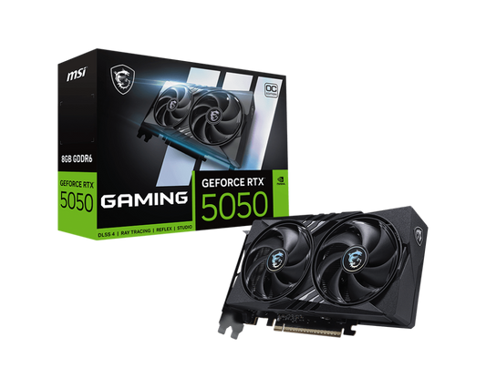 8GB MSI RTX 5050 GAMING OC GPU