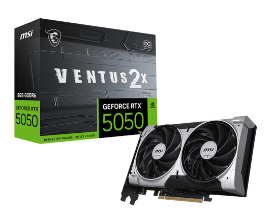 8GB MSI RTX 5050 VENTUS 2X OC GPU