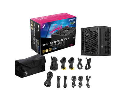 1000W MSI MPG A1000GS II PCIE5 POWER SUPPLY