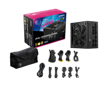 1000W MSI MPG A1000GS PCIE5 POWER SUPPLY