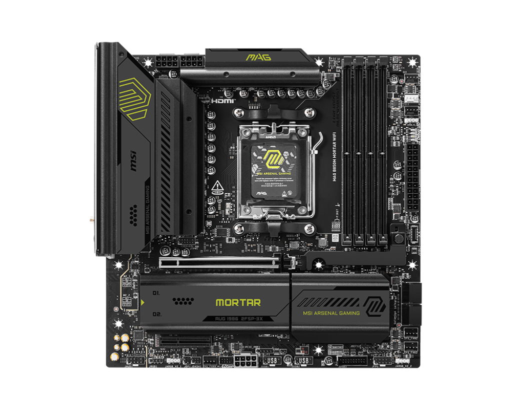 MSI PRO B850M MORTAR WIFI MOTHERBOARD