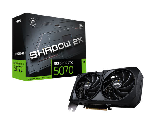 12GB MSI RTX 5070 SHADOW 2X OC GPU