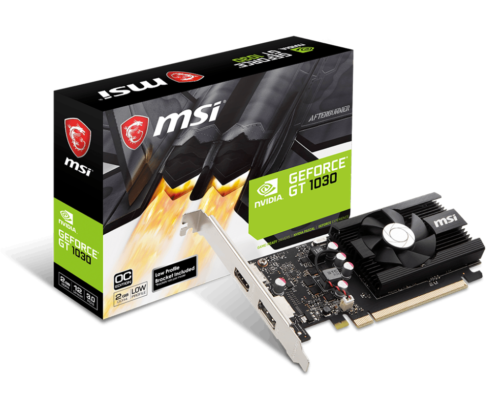 2GB MSI GT 1030 2GD4 LP OC GPU