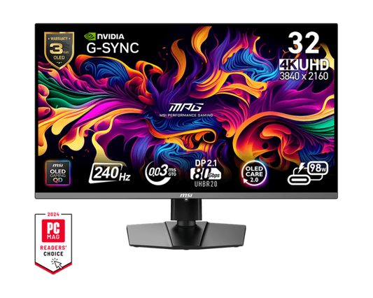 32" MSI MPG 322URX QD-OLED (4K UHD) GAMING MONITOR