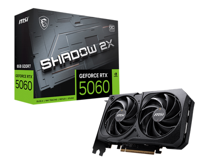 8GB MSI RTX 5060 SHADOW 2X OC GPU