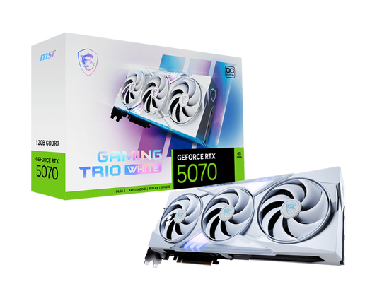 12GB MSI RTX 5070 GAMING TRIO OC WHITE GPU