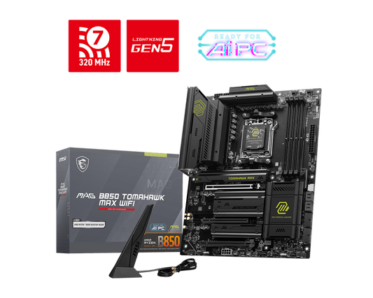 MSI MAG B850 TOMAHAWK MAX WIFI MOTHERBOARD