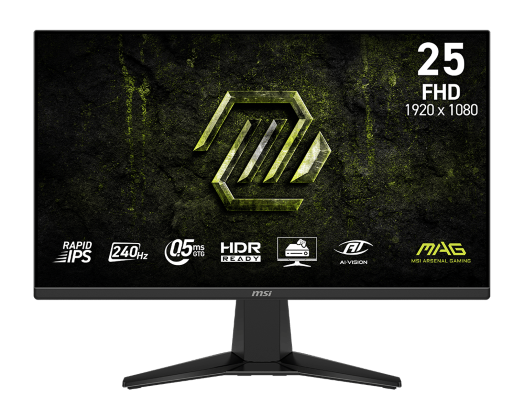 25" MSI MAG 255F X24 (FHD) GAMING MONITOR