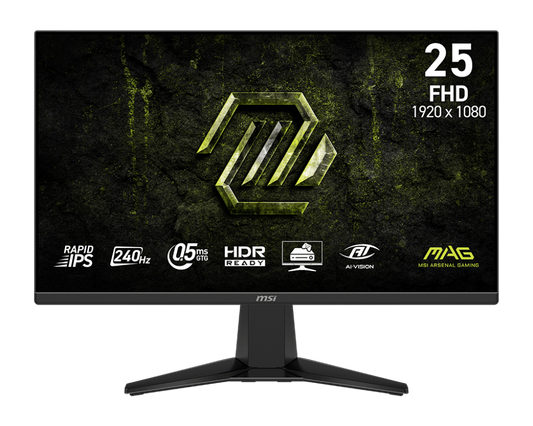 25" MSI MAG 255F X24 (FHD) GAMING MONITOR