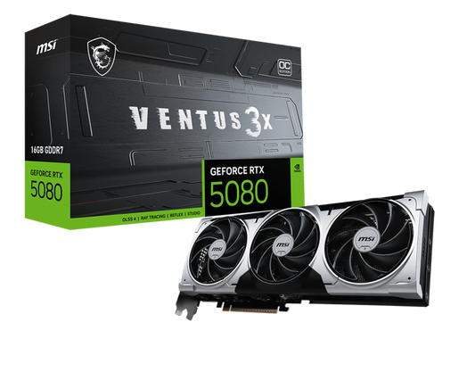 16GB MSI RTX 5080 VENTUS 3X OC PLUS GPU