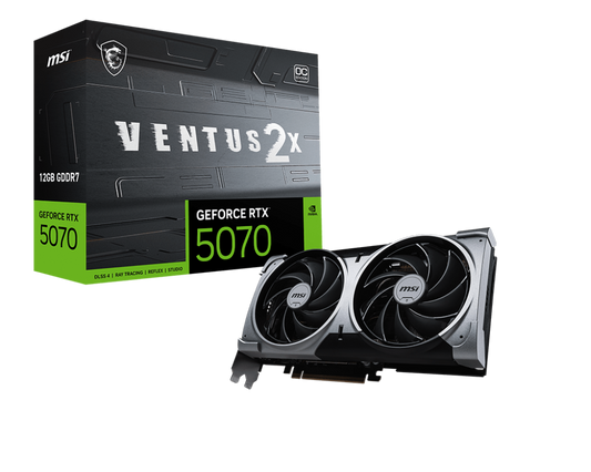 12GB MSI RTX 5070 VENTUS 2X OC GPU