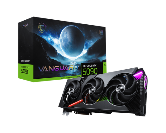 32GB MSI RTX 5090 VANGUARD SOC GPU