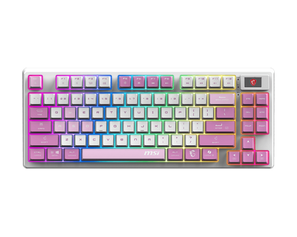 MSI FORGE GK600 TKL WIRELESS VIOLET KEYBOARD