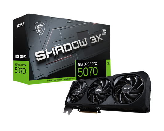 12GB MSI RTX 5070 SHADOW 3X OC GPU