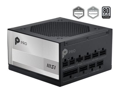 850W MSI PRO A850PL PCIE5 POWER SUPPLY