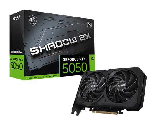 8GB MSI RTX 5050 SHADOW 2X OC GPU