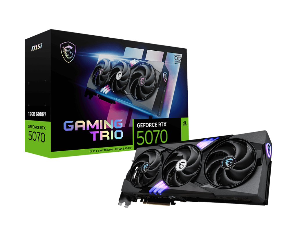 12GB MSI RTX 5070 GAMING TRIO OC GPU