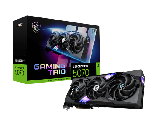 12GB MSI RTX 5070 GAMING TRIO OC GPU