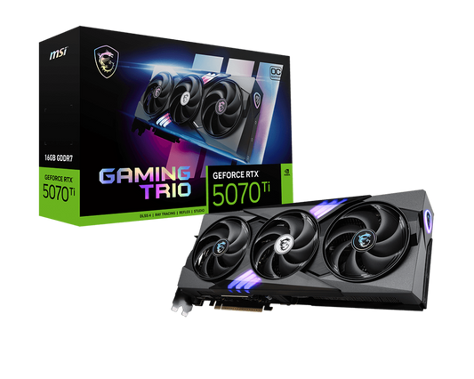 16GB MSI RTX 5070Ti GAMING TRIO OC GPU