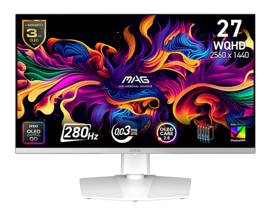 27" MSI MAG 272QPW QD-OLED X28 (WQHD) GAMING MONITOR