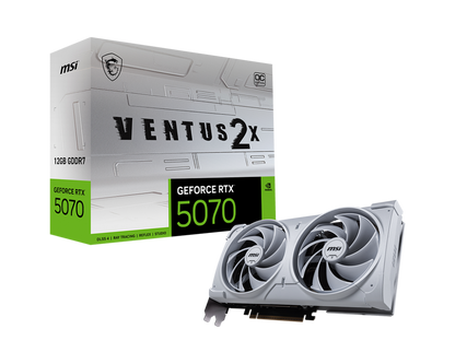 12GB MSI RTX 5070 VENTUS 2X OC WHITE GPU