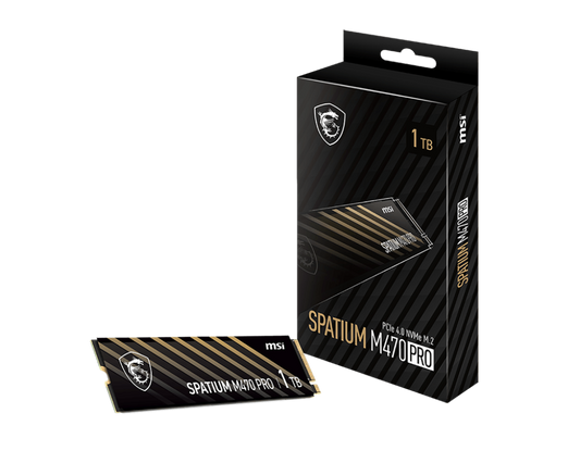 1TB MSI SPATIUM M470 M.2 SSD