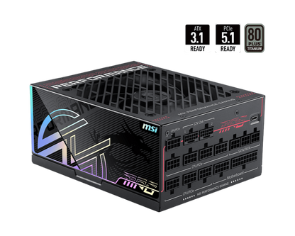 1300W MSI MPG Ai1300TS PCIE5 POWER SUPPLY