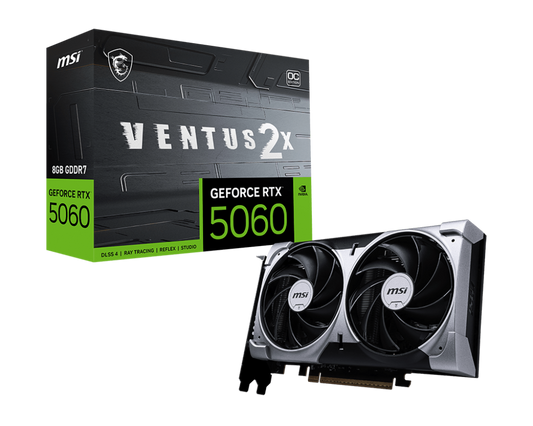 8GB MSI RTX 5060 VENTUS 2X OC GPU