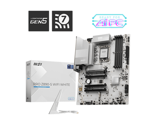 MSI PRO Z890-S WIFI WHITE MOTHERBOARD