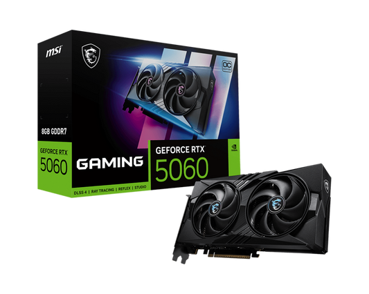 8GB MSI RTX 5060 GAMING OC GPU