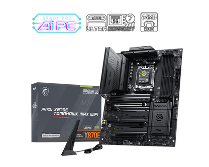 MSI MAG X870E TOMAHAWK MAX WIFI MOTHERBOARD