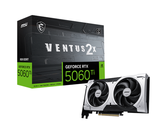 8GB MSI RTX 5060Ti VENTUS 2X PLUS GPU