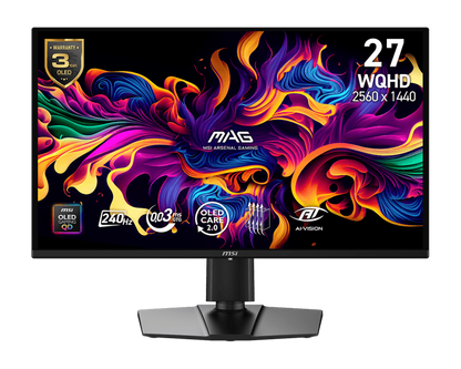 27" MSI MAG 274QP QD-OLED X24 (WQHD) GAMING MONITOR