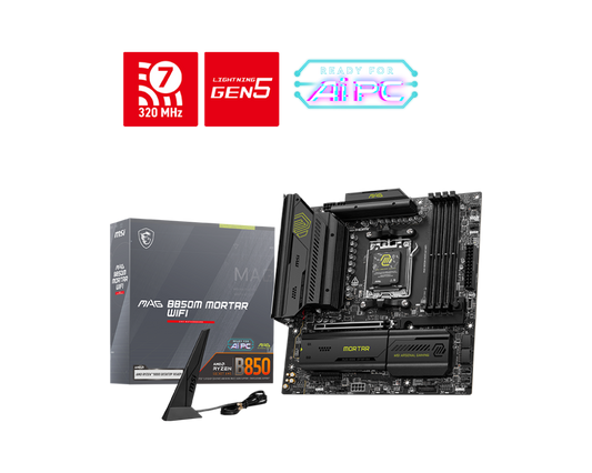 MSI PRO B850M MORTAR WIFI MOTHERBOARD