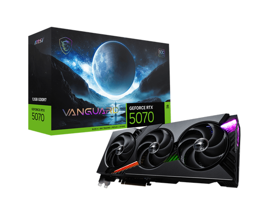 12GB MSI RTX 5070 VANGUARD SOC GPU