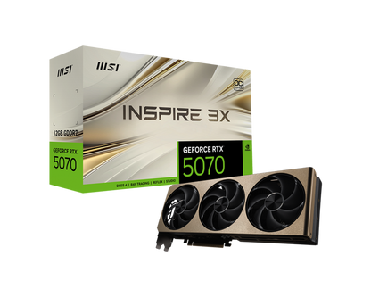 12GB MSI RTX 5070 INSPIRE 3X OC GPU
