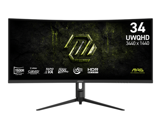 34" MSI MAG 342CQRF E20 (UWQHD) GAMING MONITOR
