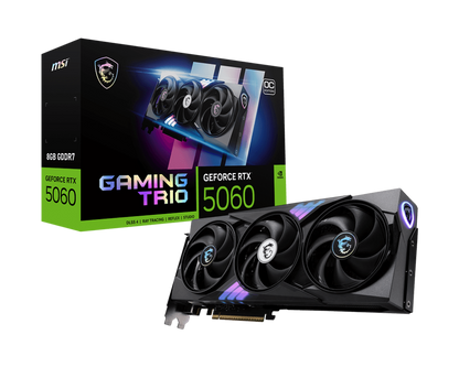 8GB MSI RTX 5060 GAMING TRIO OC GPU