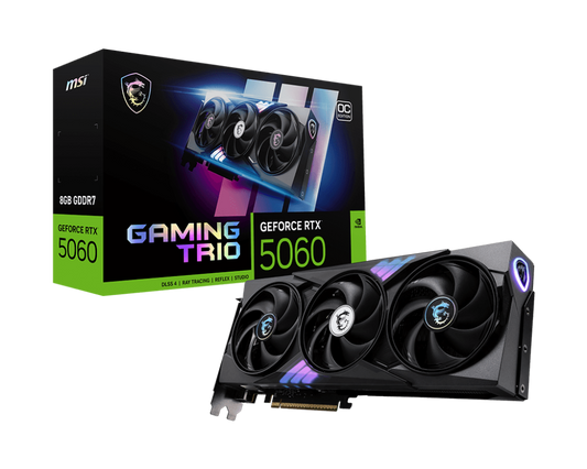 8GB MSI RTX 5060 GAMING TRIO OC GPU