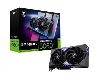 8GB MSI RTX 5060Ti GAMING OC GPU