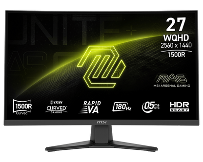 27" MSI MAG 275CQF E18 (WQHD) GAMING MONITOR