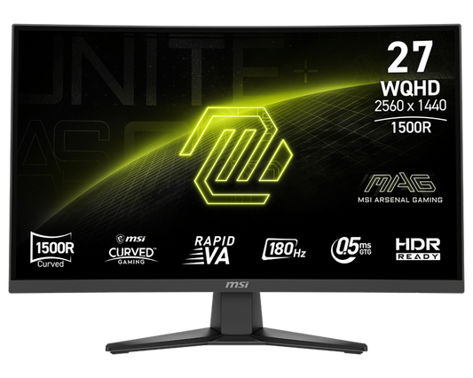 27" MSI MAG 275CQF E18 (WQHD) GAMING MONITOR